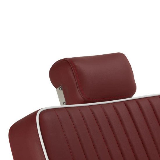 Barberské kreslo Gabbiano Visionerio červené