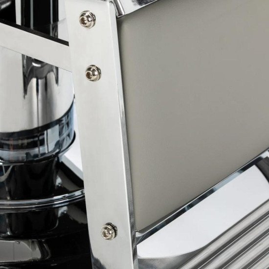 Barberské kreslo Gabbiano Visionerio šedé