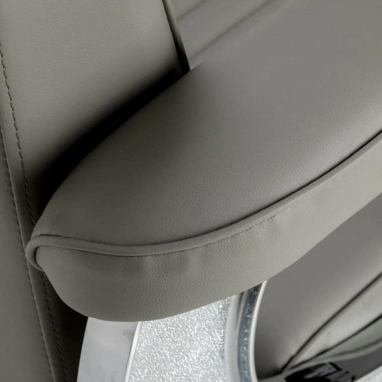 Barberské kreslo Gabbiano Visionerio šedé