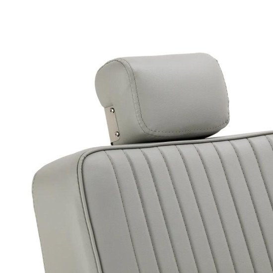 Barberské kreslo Gabbiano Visionerio šedé