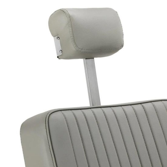 Barberské kreslo Gabbiano Visionerio šedé