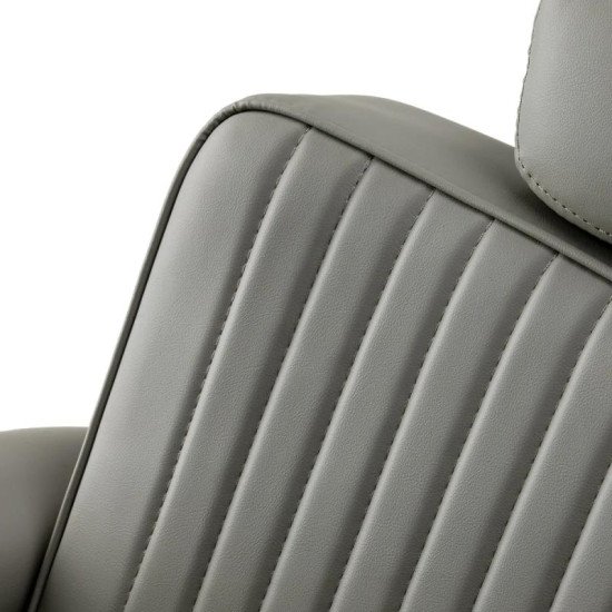 Barberské kreslo Gabbiano Visionerio šedé