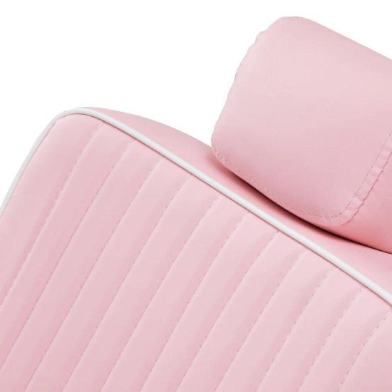 Barberské kreslo Gabbiano Visionerio ružové