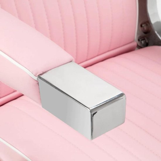 Barberské kreslo Gabbiano Visionerio ružové