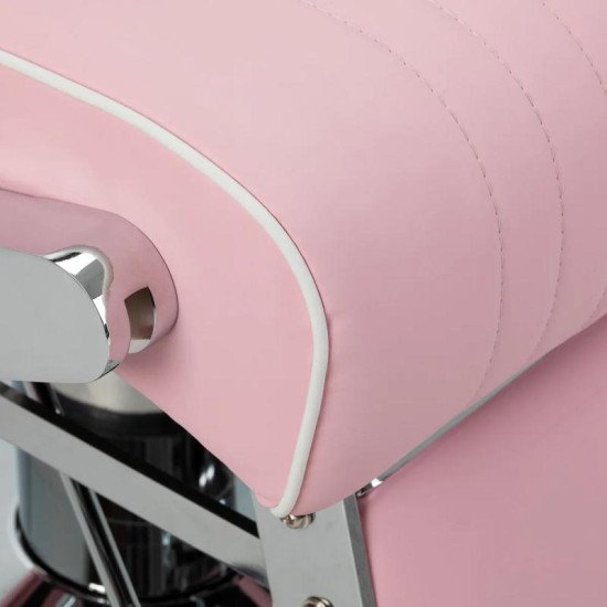 Barberské kreslo Gabbiano Visionerio ružové