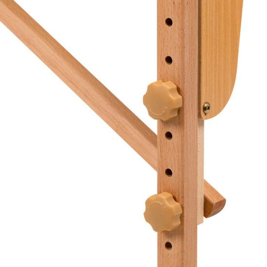 Balance skladací masážny stôl drevený 2 segmenty čierne
