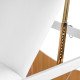 Balance skladací masážny stôl drevený 3 segmenty 190x70 bielý Balance skladací masážny stôl drevený 3 segmenty 190x70 bielý
