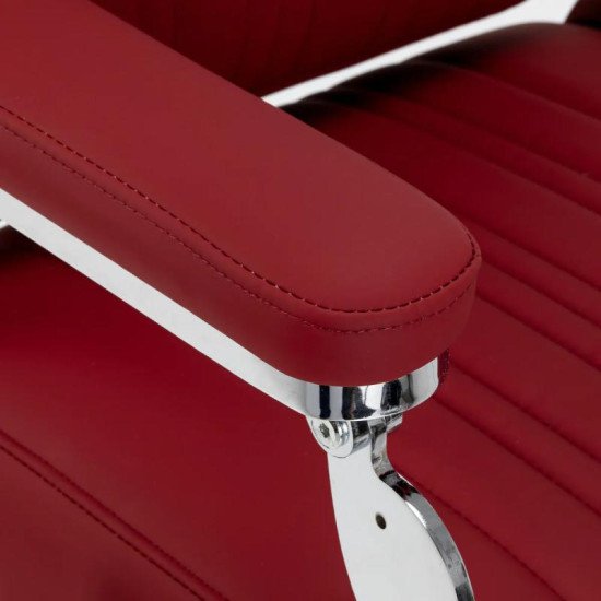 Barberské kreslo Gabbiano Elias červené