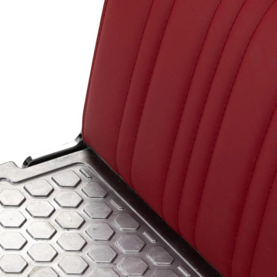 Barberské kreslo Gabbiano Elias červené