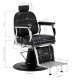 Barberské kreslo Gabbiano Elias čierne