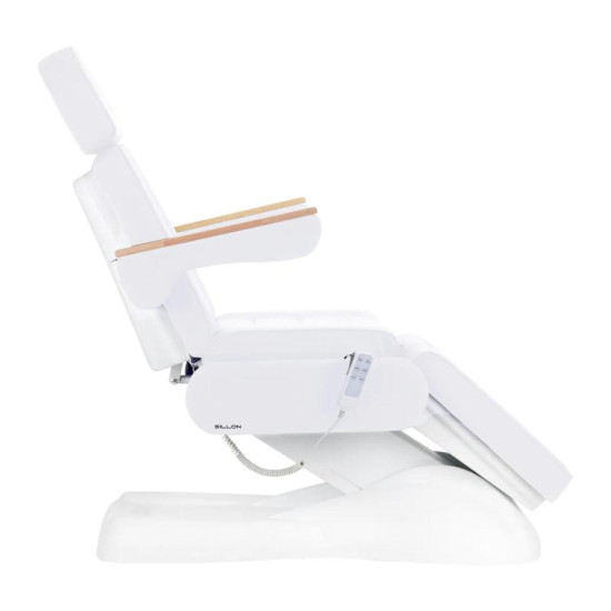 Elektrické kozmetické kreslo SILLON Lux 273b 3x motor biele Elektrické kozmetické kreslo SILLON Lux 273b 3x motor biele