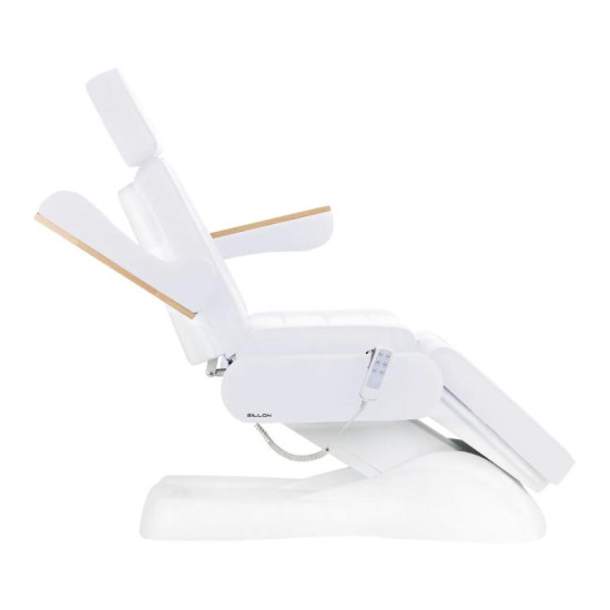 Elektrické kozmetické kreslo SILLON Lux 273b 3x motor biele Elektrické kozmetické kreslo SILLON Lux 273b 3x motor biele