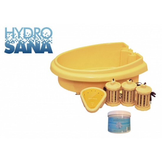 HydroSana + himalájska soľ - elektrolytický vodný kúpeľ, krémová