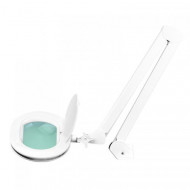 Kozmetická lupa lampa Elegante 6028 60 LED SMD 5D na stôl s reguláciou intezity, biela