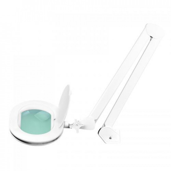 Kozmetická lupa lampa Elegante 6028 60 LED SMD 5D na stôl s reguláciou intezity, biela