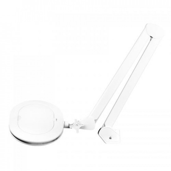 Kozmetická lupa lampa Elegante 6028 60 LED SMD 5D na stôl s reguláciou intezity, biela