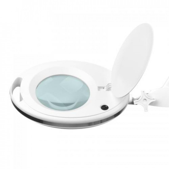 Kozmetická lupa lampa Elegante 6027 60 LED SMD 5D + stativ, biela
