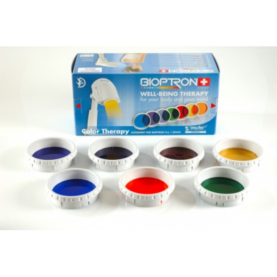 Kolorterapia 7 farebných filtrov Bioptron Pro 1