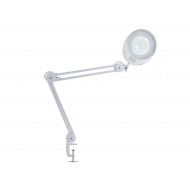 Kozmetická lupa lampa Elegante 6025 60 LED SMD 5D na stôl, biela