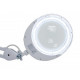 Kozmetická lupa lampa Elegante 6025 60 LED SMD 5D na stôl, biela