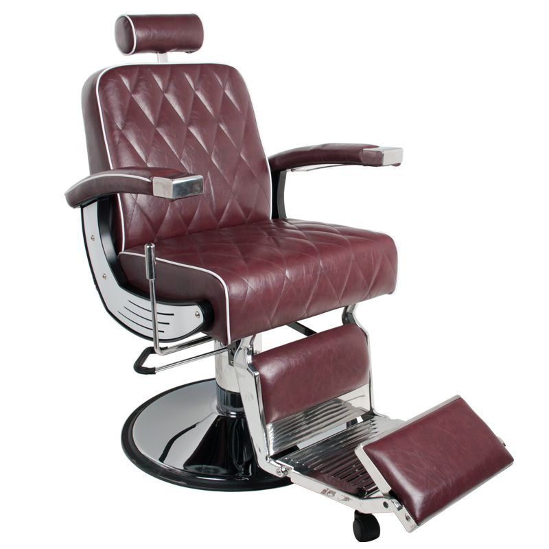 Barberské kreslo Gabbiano Imperial bordové
