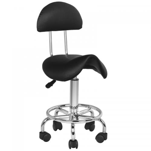 Kozmetická taburetka Active 6001, čierna