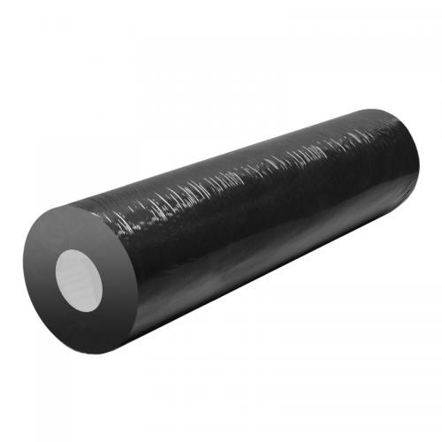 Jednorázové fliselínové prestieradlo perforované 80 cm čierne, 50 m