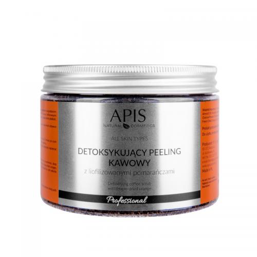 APIS Detoxikujúci kávový peeling, pomaranč 300 g