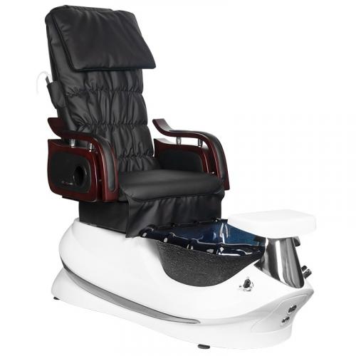 SPA kreslo na pedikúru s masážou AS-261 bielo-čierne
