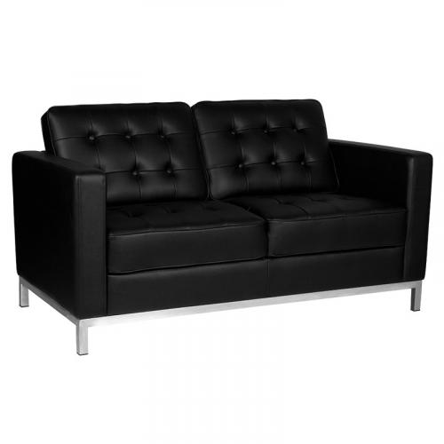 Sofa do čakárne Gabbiano BM18019 čierna