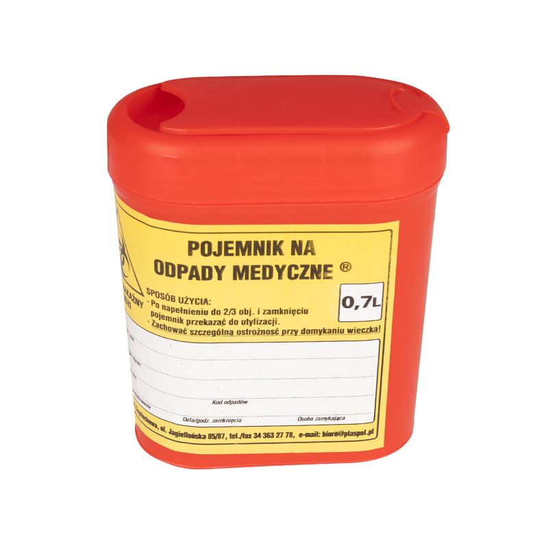 Nádoba na medicínsky odpad ovál