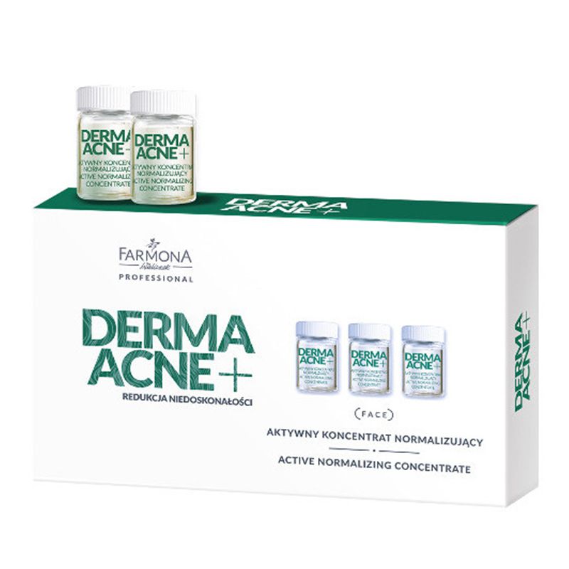 Farmona Dermaacne+ aktívny normalizačný koncentrát na tvár 5x5 ml