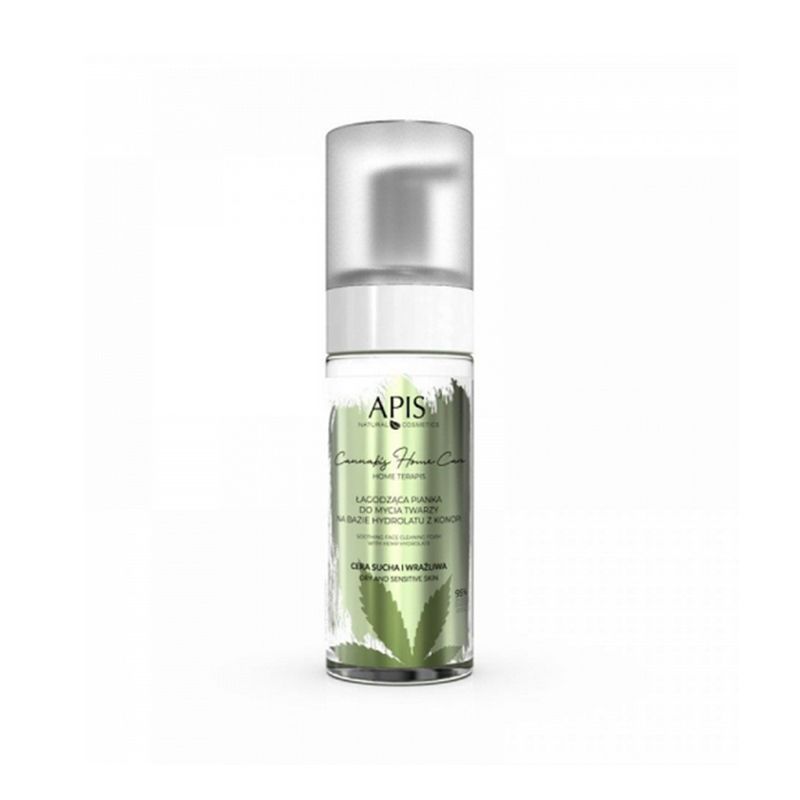 Apis upokojujúca čistiaca pena na báze hydrolátu z konope 150 ml