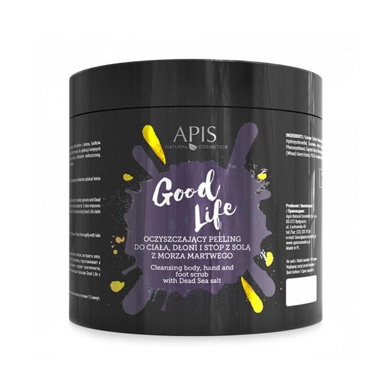 Apis Good Life čistiaci peeling na telo, ruky a nohy 700 g