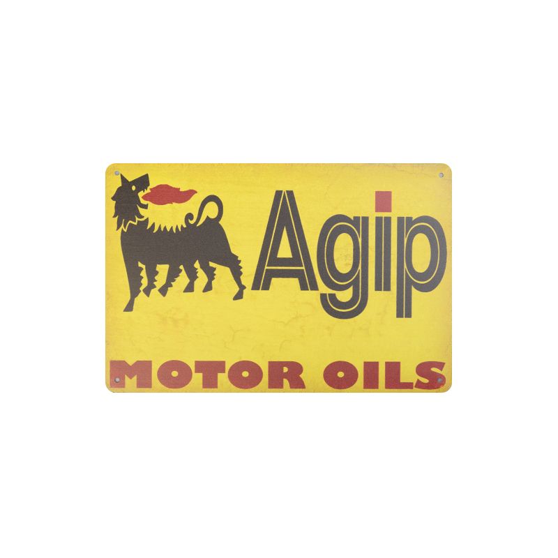 Dekoračná tabuľka Agip C001