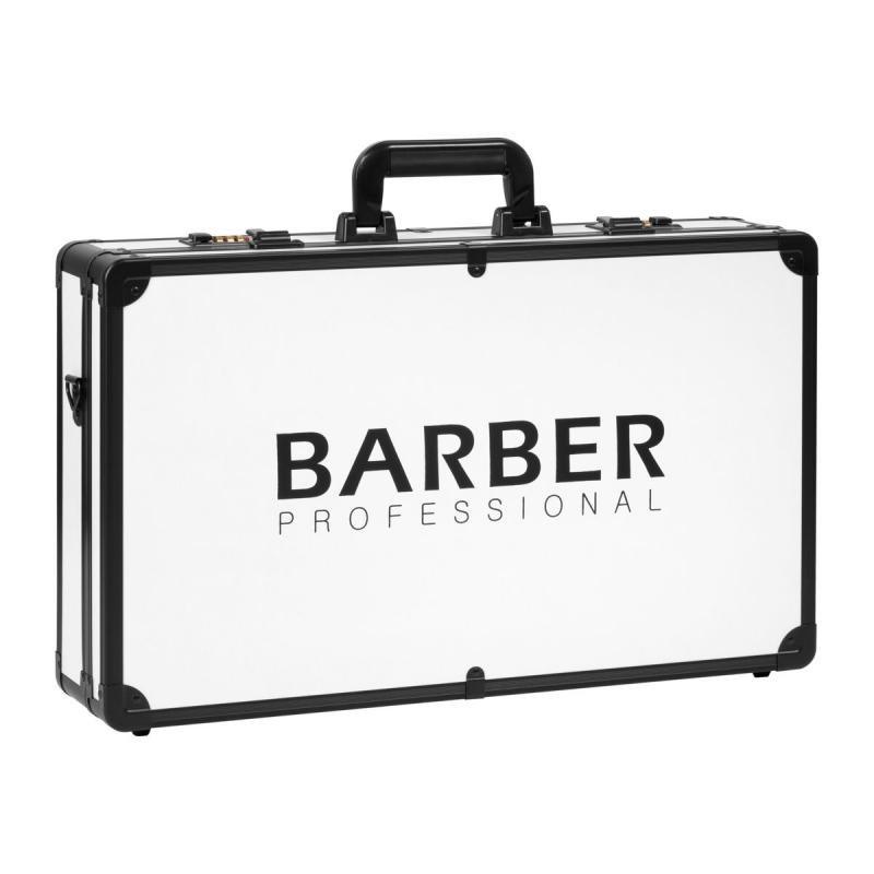 Barbersko-kadernícky kufor bieločierny