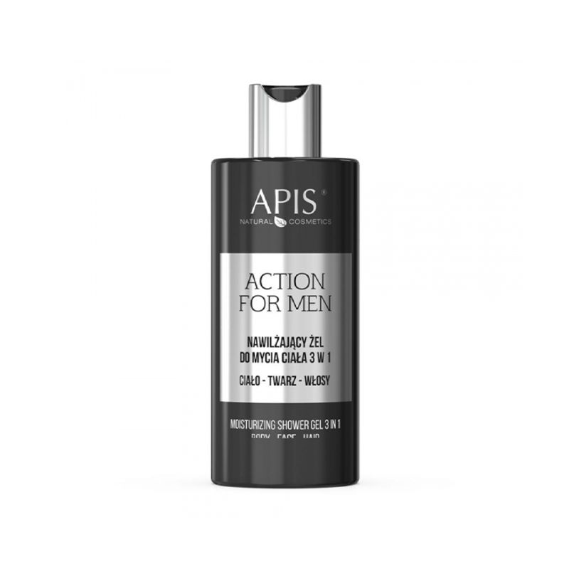 Apis Action for men hydratačný sprchový gél pre muŽov 3v1 300 ml