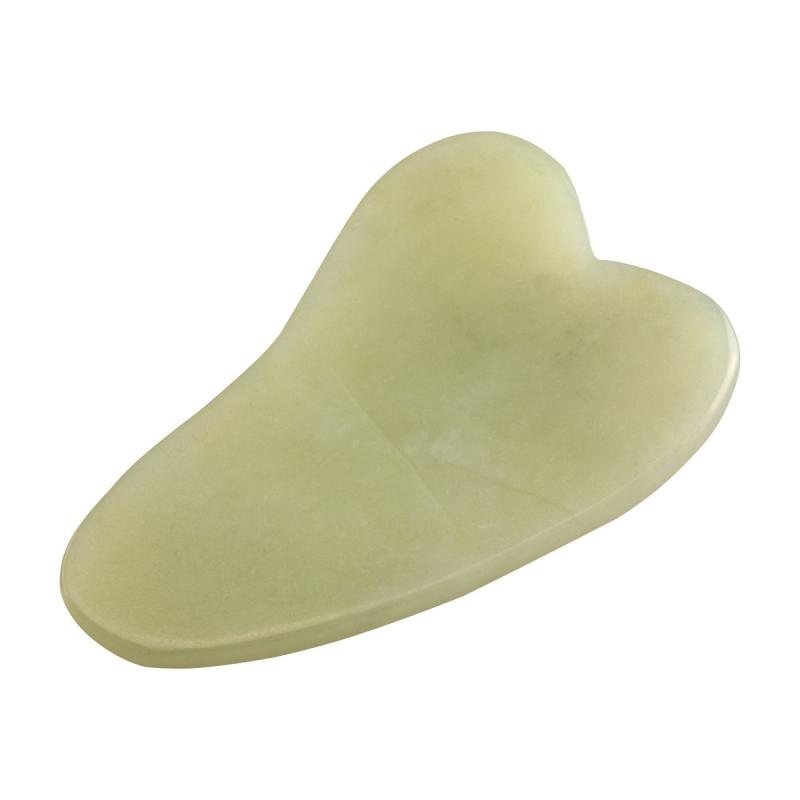 Jadeitový kameň na masáž tváre Gua sha