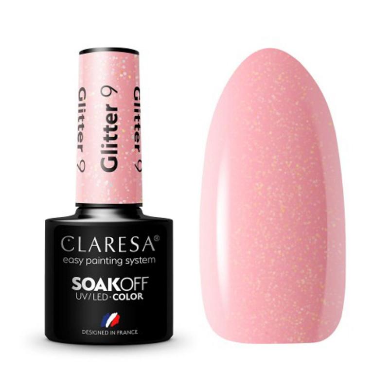 Claresa gél lak na nechty glitter 9 5 g