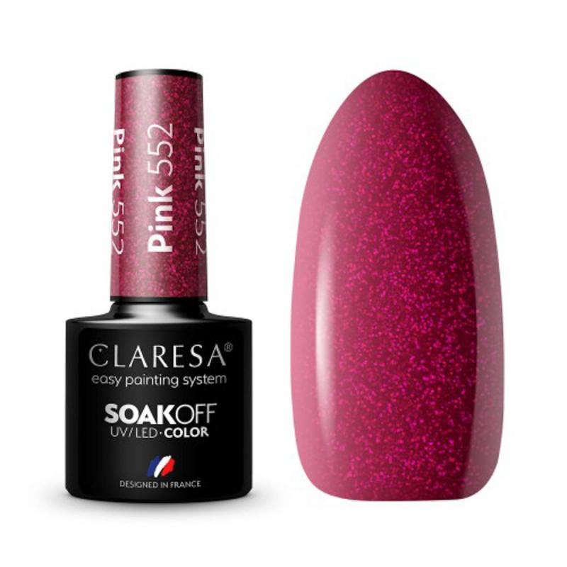 Claresa gél lak na nechty Pink nr. 552 5 g
