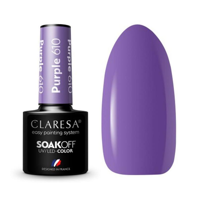 Claresa gél lak na nechty purple 610 5g