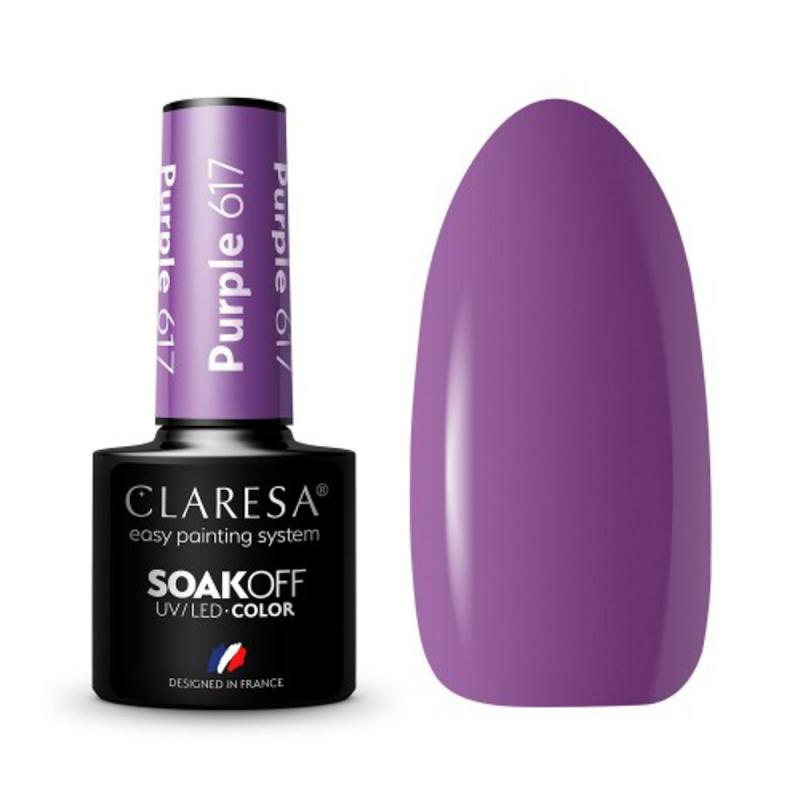 Claresa gél lak na nechty purple 617 5g