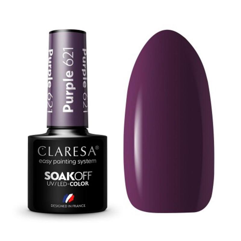 Claresa gél lak na nechty purple 621 5g