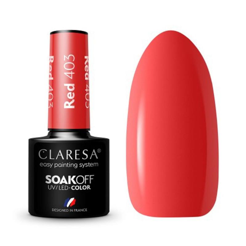 Claresa gél lak na nechty red 403 5 g