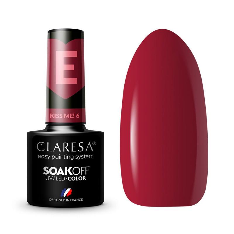 Claresa gél lak na nechty Kiss me! 6 5 g