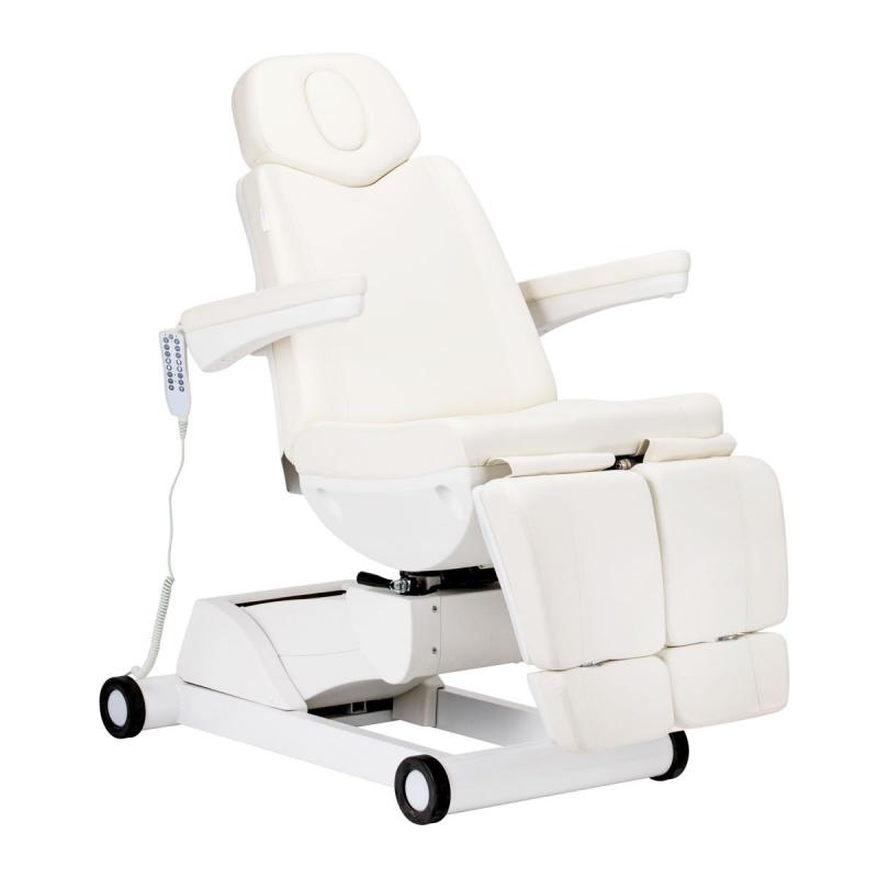 Elektrické otočné pedikérke kreslo Azzurro 873 Pedi biele/ivory