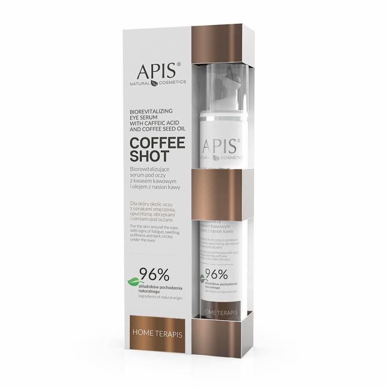 apis coffee shot home terapis biorevitalizačné očné sérum s kyselinou kávovou a...