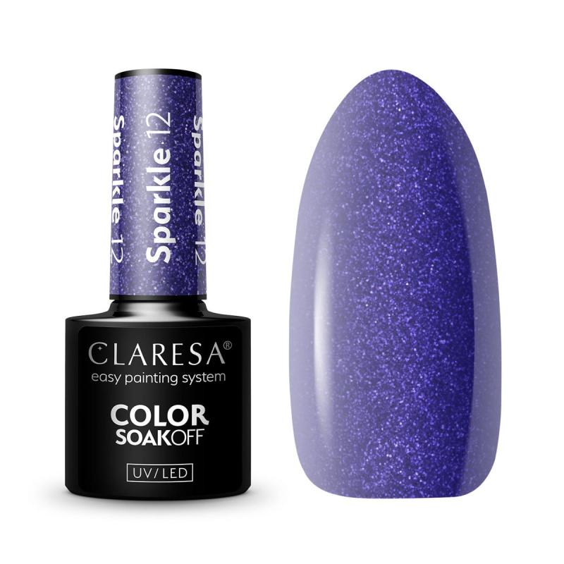 Claresa gél lak na nechty Sparkle 12 5 g