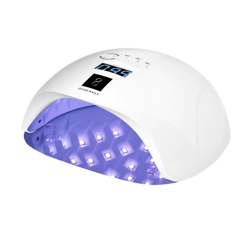 UV LED lampa na nechty OCHO NAILS X13 65 W, biela, so zrkadlovou základňou