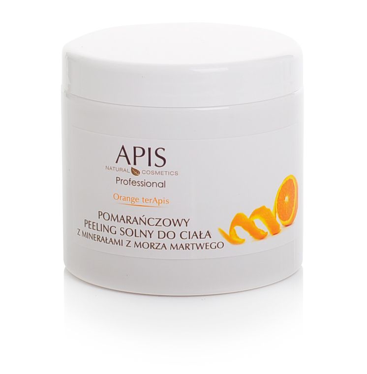 APIS TELOVÝ SOĽNÝ PEELING S POMARANČOM 500g